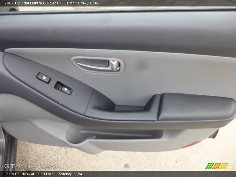 Carbon Gray / Gray 2007 Hyundai Elantra GLS Sedan