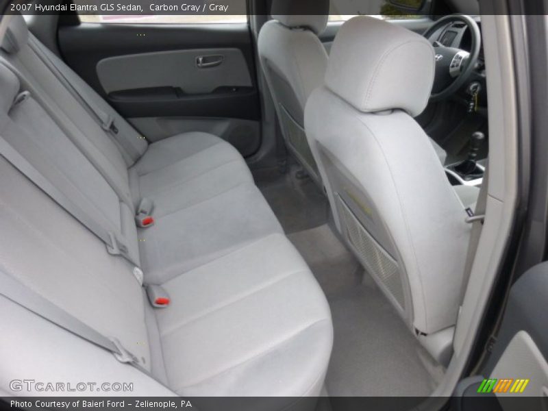 Carbon Gray / Gray 2007 Hyundai Elantra GLS Sedan