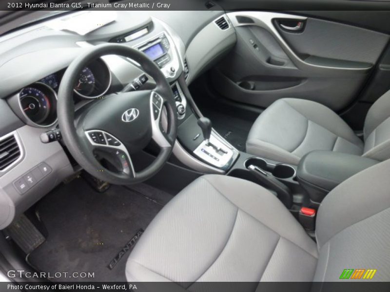 Titanium Gray Metallic / Gray 2012 Hyundai Elantra GLS