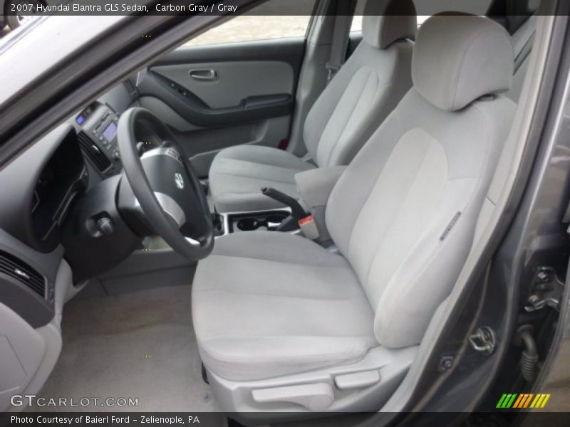 Carbon Gray / Gray 2007 Hyundai Elantra GLS Sedan