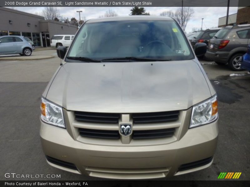 Light Sandstone Metallic / Dark Slate/Light Shale 2008 Dodge Grand Caravan SE