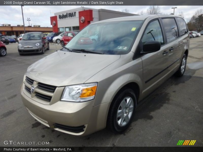 Light Sandstone Metallic / Dark Slate/Light Shale 2008 Dodge Grand Caravan SE