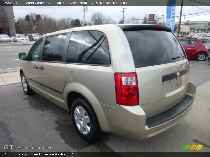 Light Sandstone Metallic / Dark Slate/Light Shale 2008 Dodge Grand Caravan SE