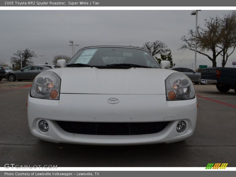 Super White / Tan 2005 Toyota MR2 Spyder Roadster