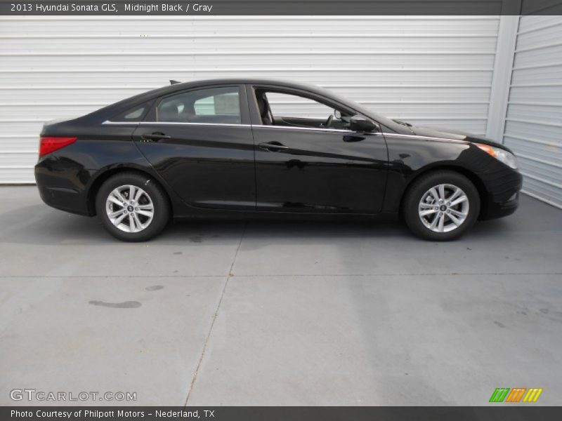 Midnight Black / Gray 2013 Hyundai Sonata GLS