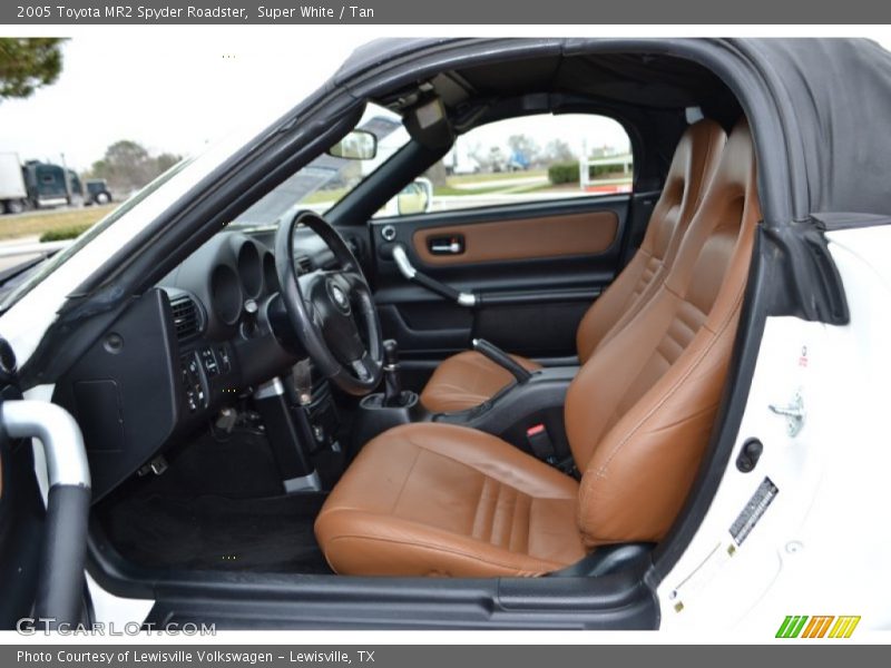  2005 MR2 Spyder Roadster Tan Interior