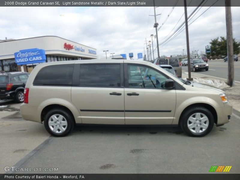 Light Sandstone Metallic / Dark Slate/Light Shale 2008 Dodge Grand Caravan SE