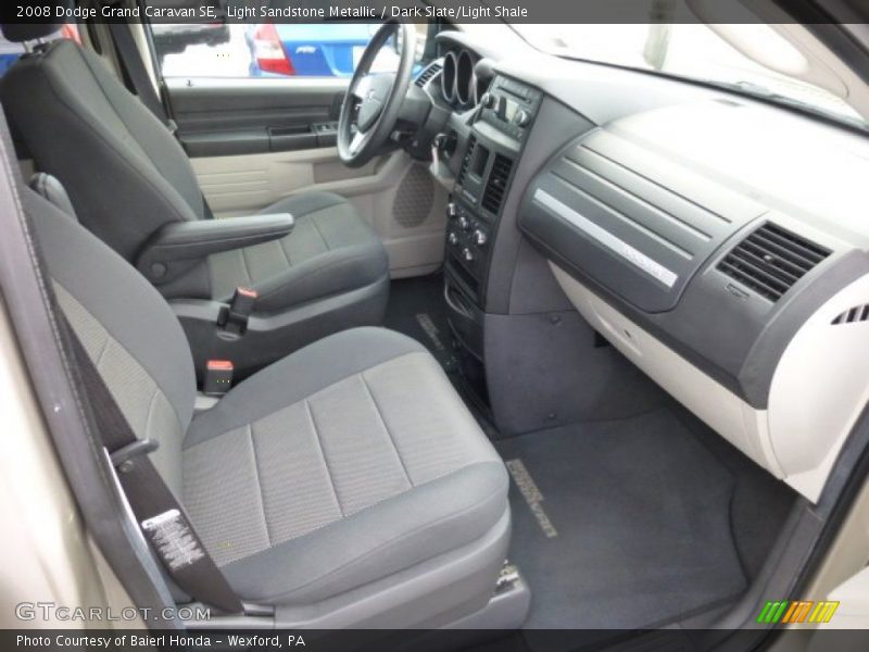 Light Sandstone Metallic / Dark Slate/Light Shale 2008 Dodge Grand Caravan SE