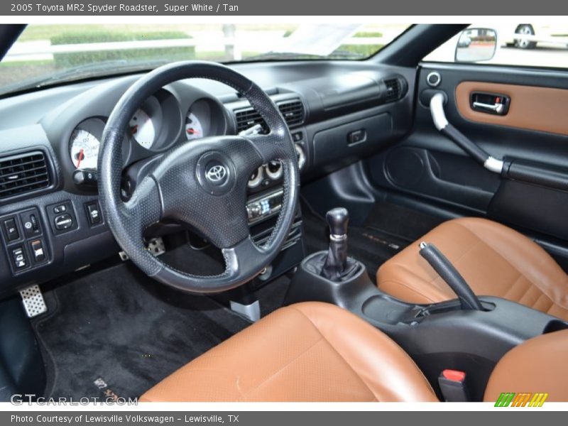 Tan Interior - 2005 MR2 Spyder Roadster 