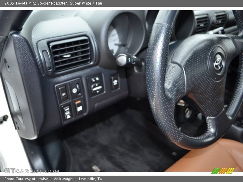 Super White / Tan 2005 Toyota MR2 Spyder Roadster