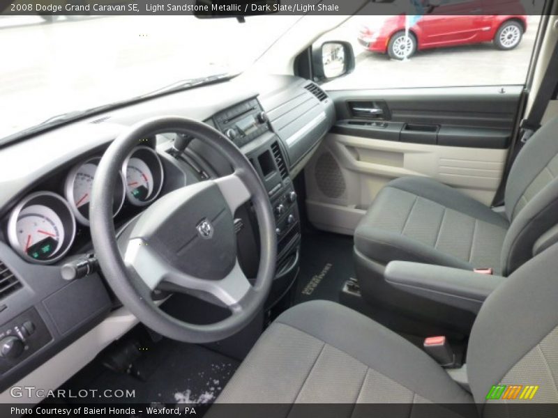 Light Sandstone Metallic / Dark Slate/Light Shale 2008 Dodge Grand Caravan SE