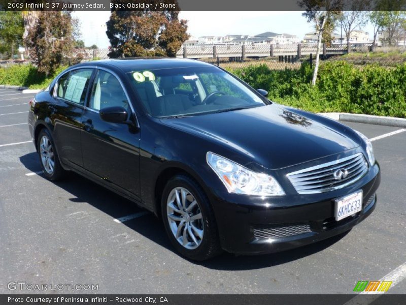 Black Obsidian / Stone 2009 Infiniti G 37 Journey Sedan