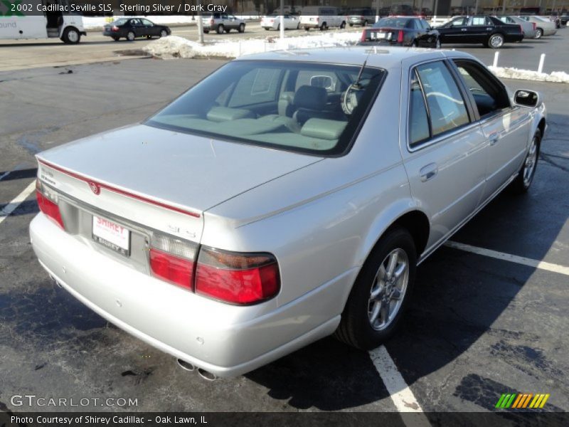 Sterling Silver / Dark Gray 2002 Cadillac Seville SLS