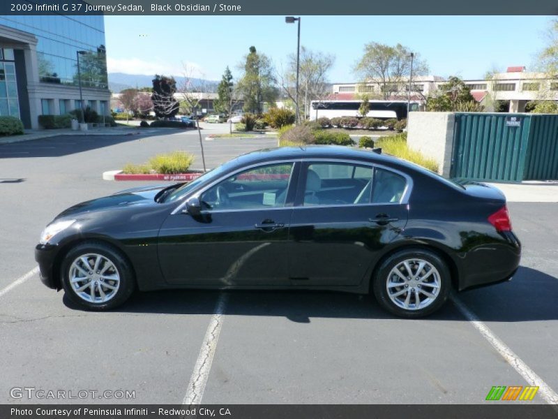 Black Obsidian / Stone 2009 Infiniti G 37 Journey Sedan