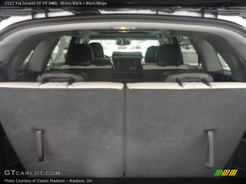 Ebony Black / Black/Beige 2012 Kia Sorento SX V6 AWD