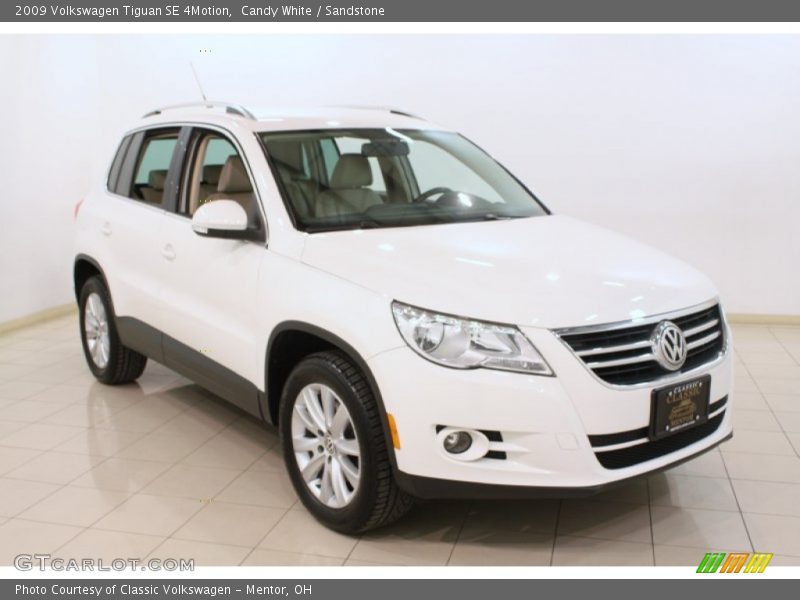 Candy White / Sandstone 2009 Volkswagen Tiguan SE 4Motion