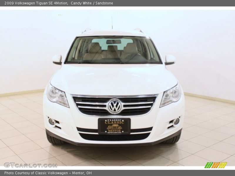 Candy White / Sandstone 2009 Volkswagen Tiguan SE 4Motion