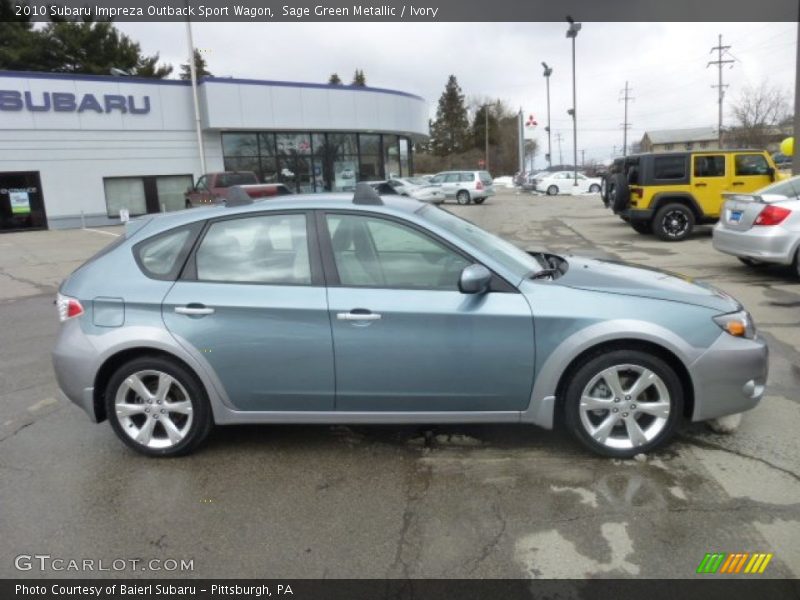 2010 Impreza Outback Sport Wagon Sage Green Metallic