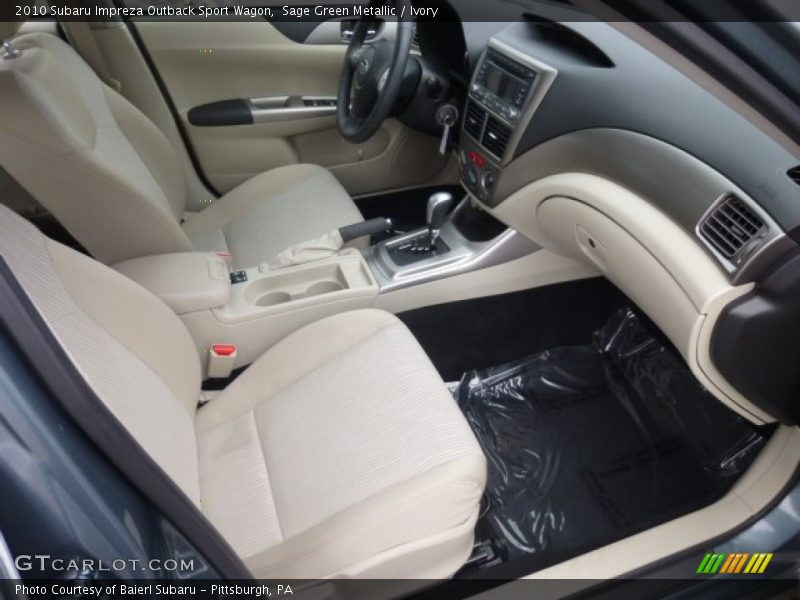  2010 Impreza Outback Sport Wagon Ivory Interior