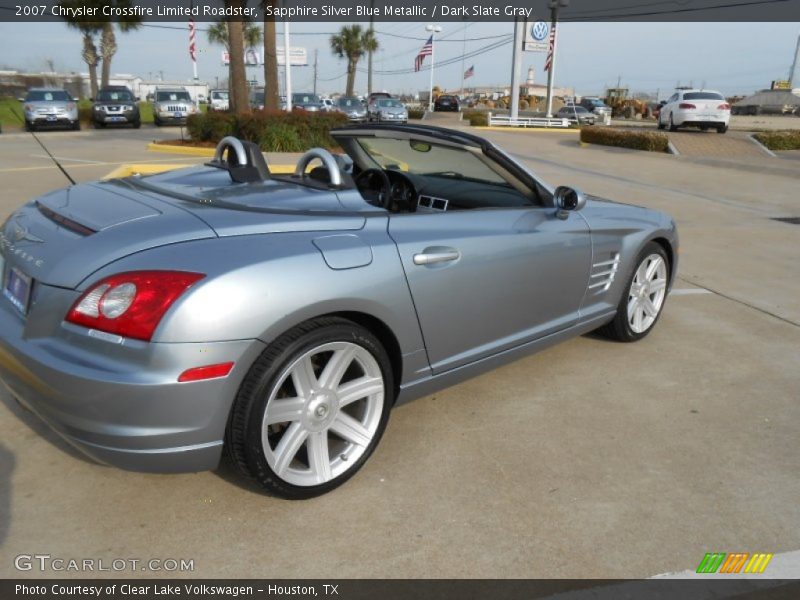 Sapphire Silver Blue Metallic / Dark Slate Gray 2007 Chrysler Crossfire Limited Roadster