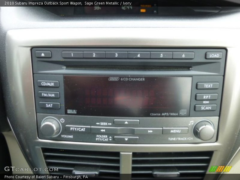 Sage Green Metallic / Ivory 2010 Subaru Impreza Outback Sport Wagon