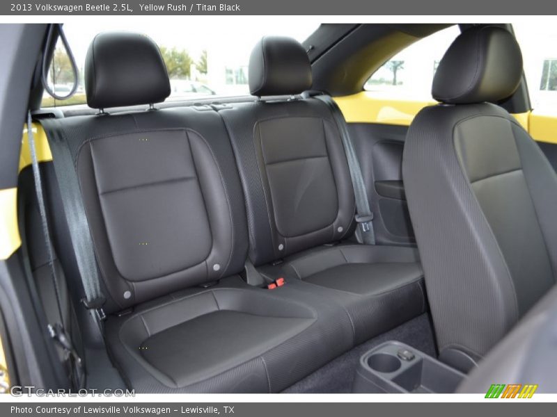 Yellow Rush / Titan Black 2013 Volkswagen Beetle 2.5L
