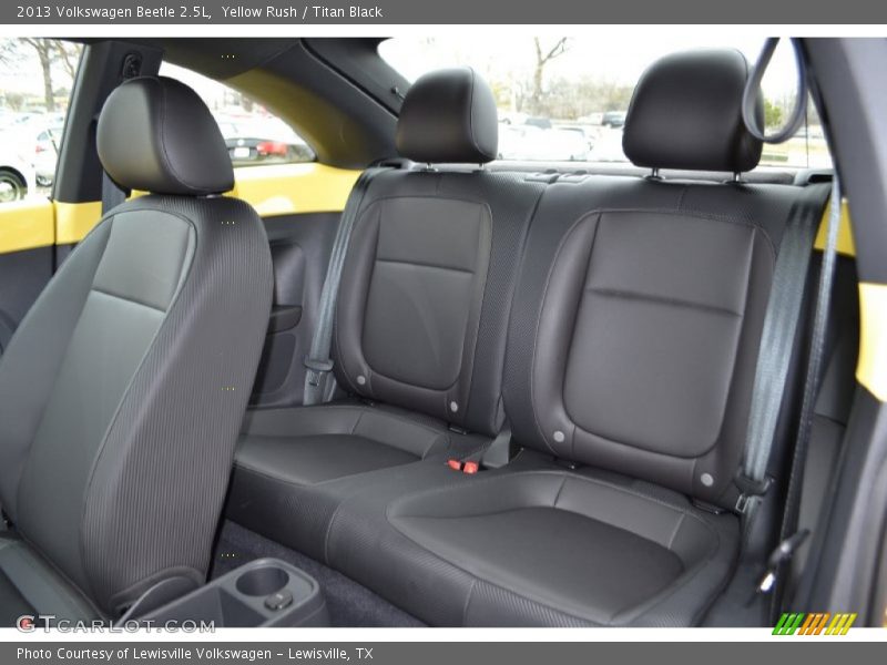 Yellow Rush / Titan Black 2013 Volkswagen Beetle 2.5L