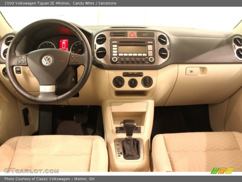 Candy White / Sandstone 2009 Volkswagen Tiguan SE 4Motion