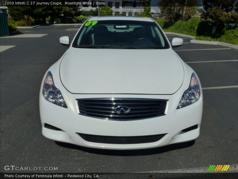 Moonlight White / Stone 2009 Infiniti G 37 Journey Coupe