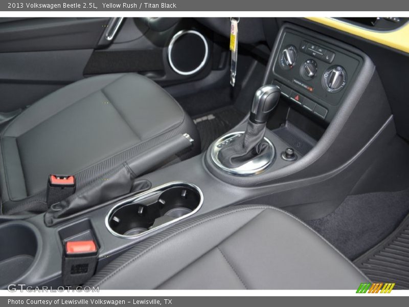 Yellow Rush / Titan Black 2013 Volkswagen Beetle 2.5L
