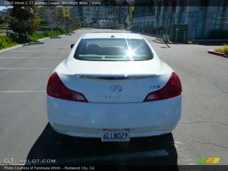Moonlight White / Stone 2009 Infiniti G 37 Journey Coupe