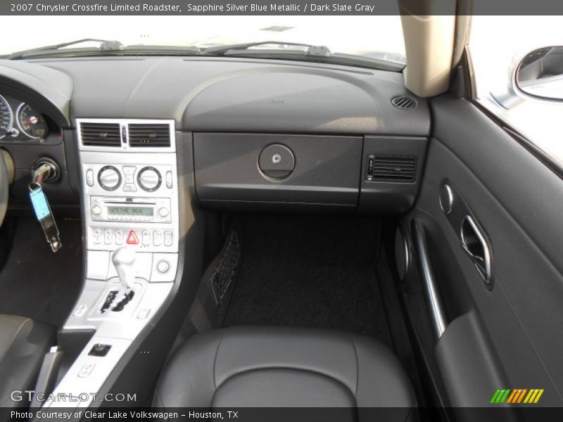 Sapphire Silver Blue Metallic / Dark Slate Gray 2007 Chrysler Crossfire Limited Roadster