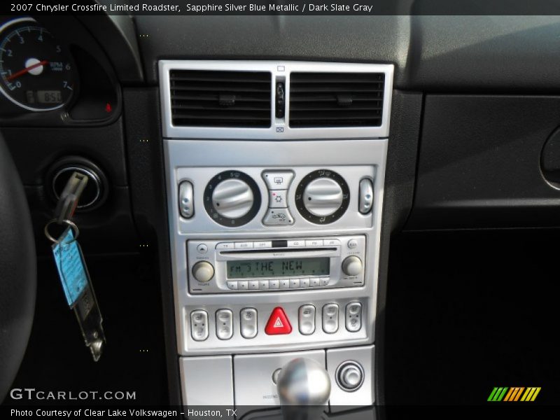 Controls of 2007 Crossfire Limited Roadster