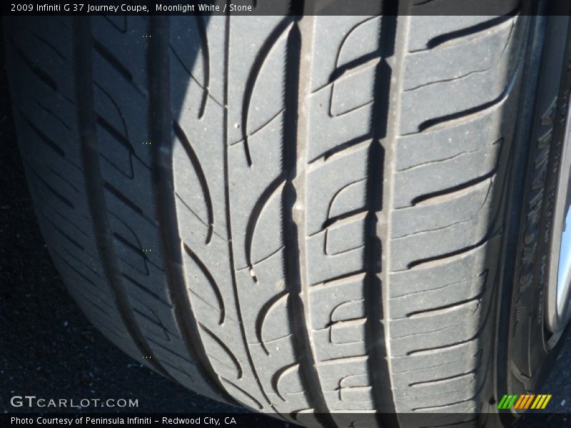 Moonlight White / Stone 2009 Infiniti G 37 Journey Coupe