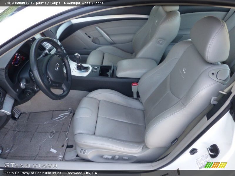 Moonlight White / Stone 2009 Infiniti G 37 Journey Coupe