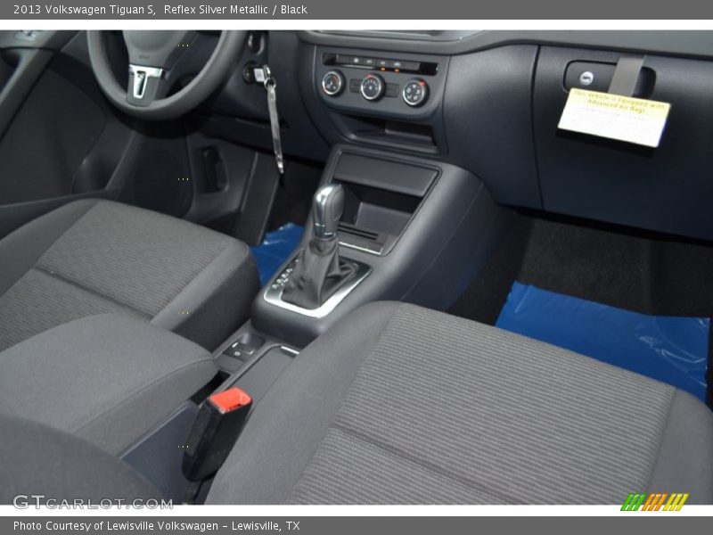 Reflex Silver Metallic / Black 2013 Volkswagen Tiguan S