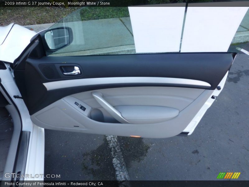 Moonlight White / Stone 2009 Infiniti G 37 Journey Coupe