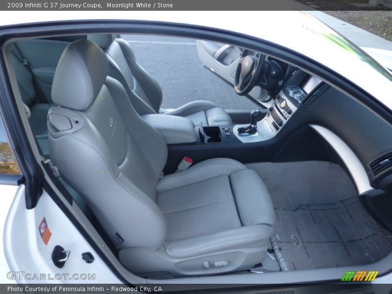 Moonlight White / Stone 2009 Infiniti G 37 Journey Coupe