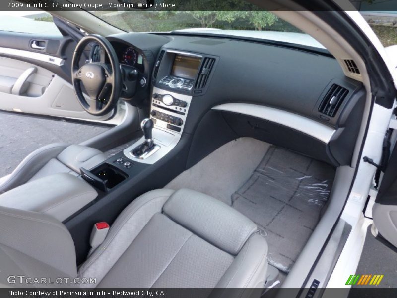 Moonlight White / Stone 2009 Infiniti G 37 Journey Coupe