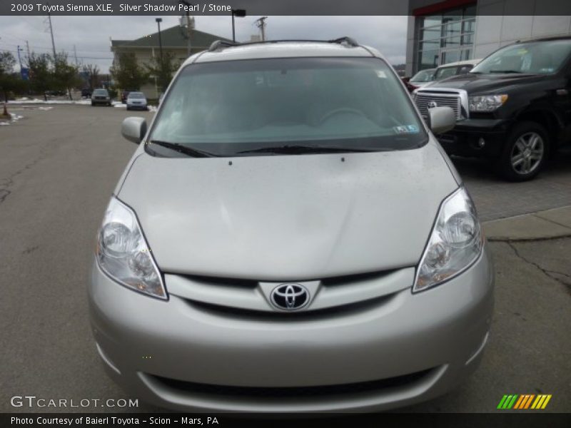 Silver Shadow Pearl / Stone 2009 Toyota Sienna XLE