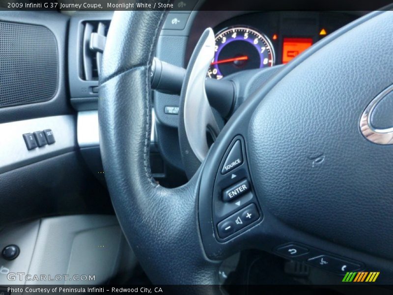 Moonlight White / Stone 2009 Infiniti G 37 Journey Coupe