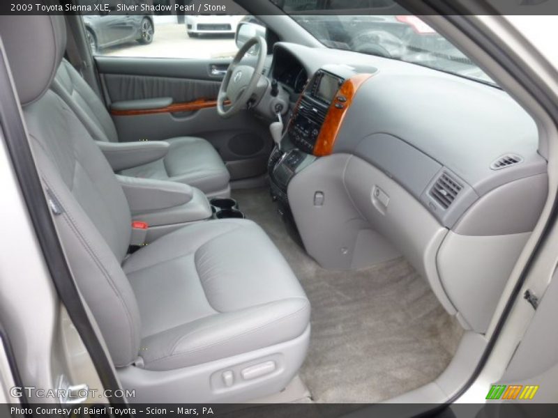 Silver Shadow Pearl / Stone 2009 Toyota Sienna XLE