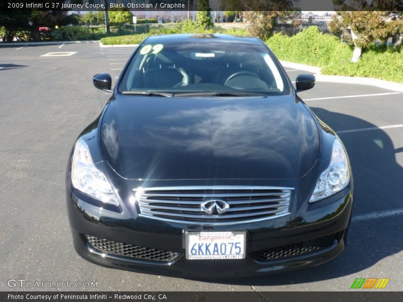 Black Obsidian / Graphite 2009 Infiniti G 37 Journey Coupe