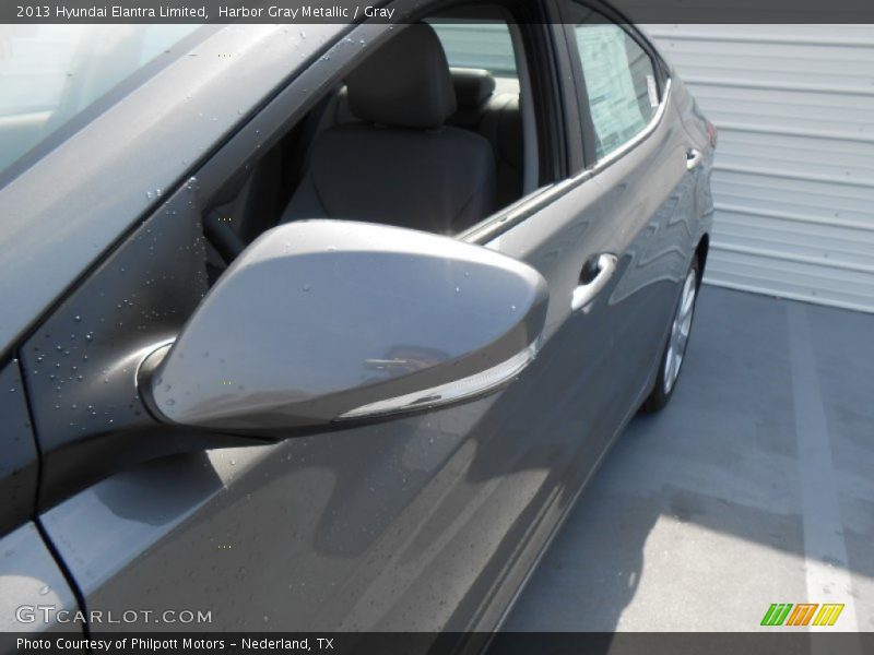 Harbor Gray Metallic / Gray 2013 Hyundai Elantra Limited