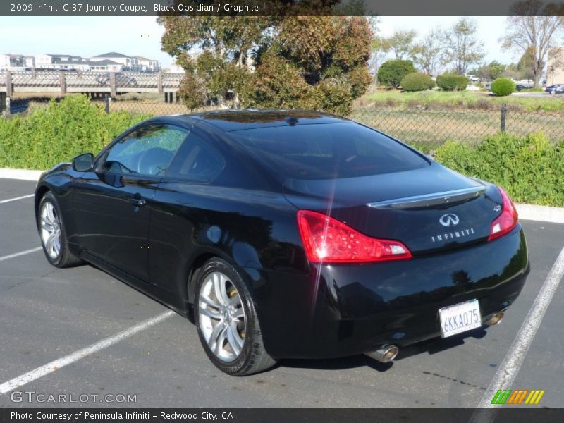 Black Obsidian / Graphite 2009 Infiniti G 37 Journey Coupe