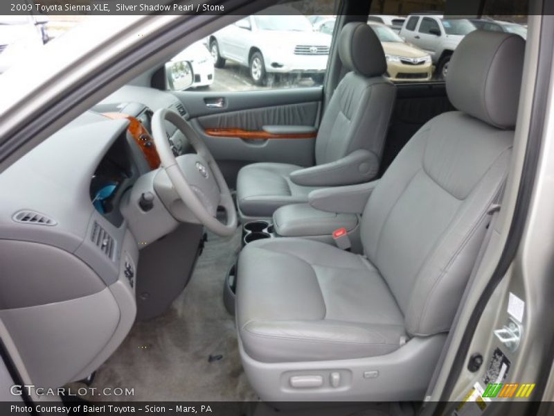 Silver Shadow Pearl / Stone 2009 Toyota Sienna XLE