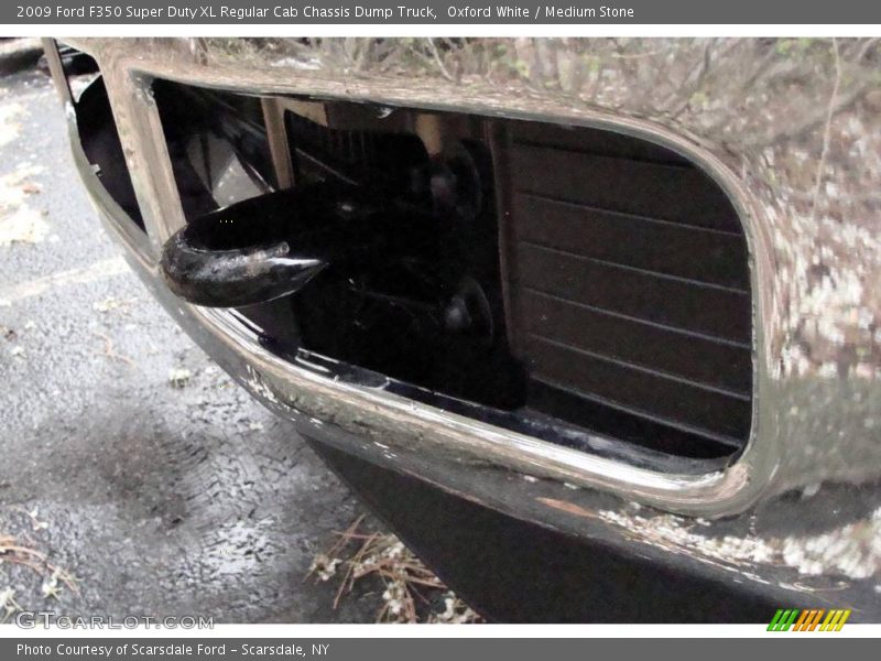 Oxford White / Medium Stone 2009 Ford F350 Super Duty XL Regular Cab Chassis Dump Truck