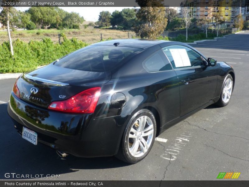 Black Obsidian / Graphite 2009 Infiniti G 37 Journey Coupe