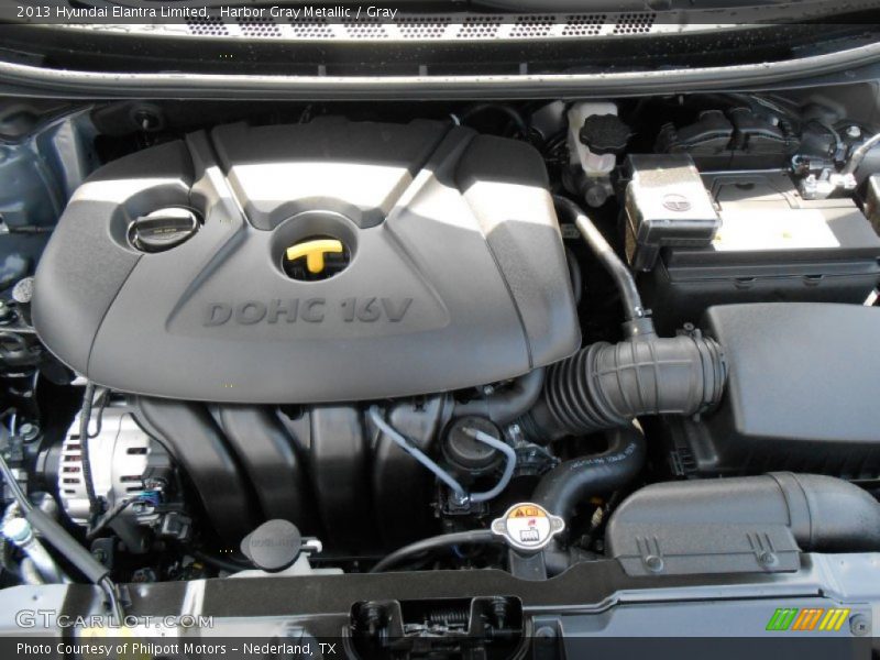 Harbor Gray Metallic / Gray 2013 Hyundai Elantra Limited