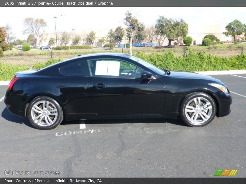 Black Obsidian / Graphite 2009 Infiniti G 37 Journey Coupe